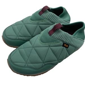 Teva Women’s Ember Moc Helix Green Slippers Size 7 Shoes